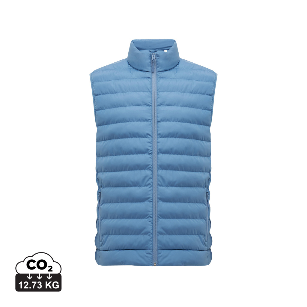 Bodywarmer publicitaire Homme Meru Iqoniq moon blue
